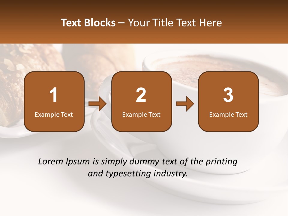 Isolated Caffeine Patisserie PowerPoint Template