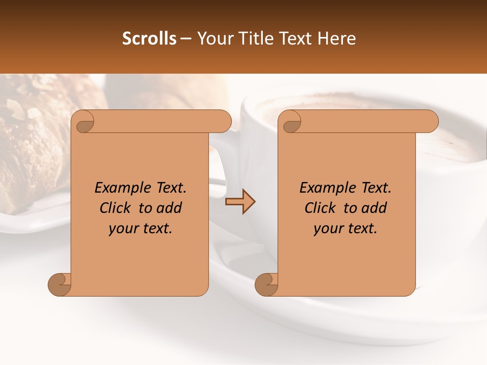 Isolated Caffeine Patisserie PowerPoint Template
