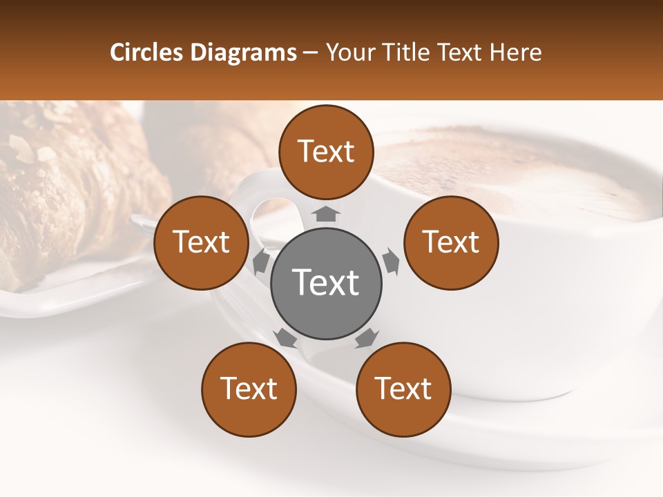 Isolated Caffeine Patisserie PowerPoint Template