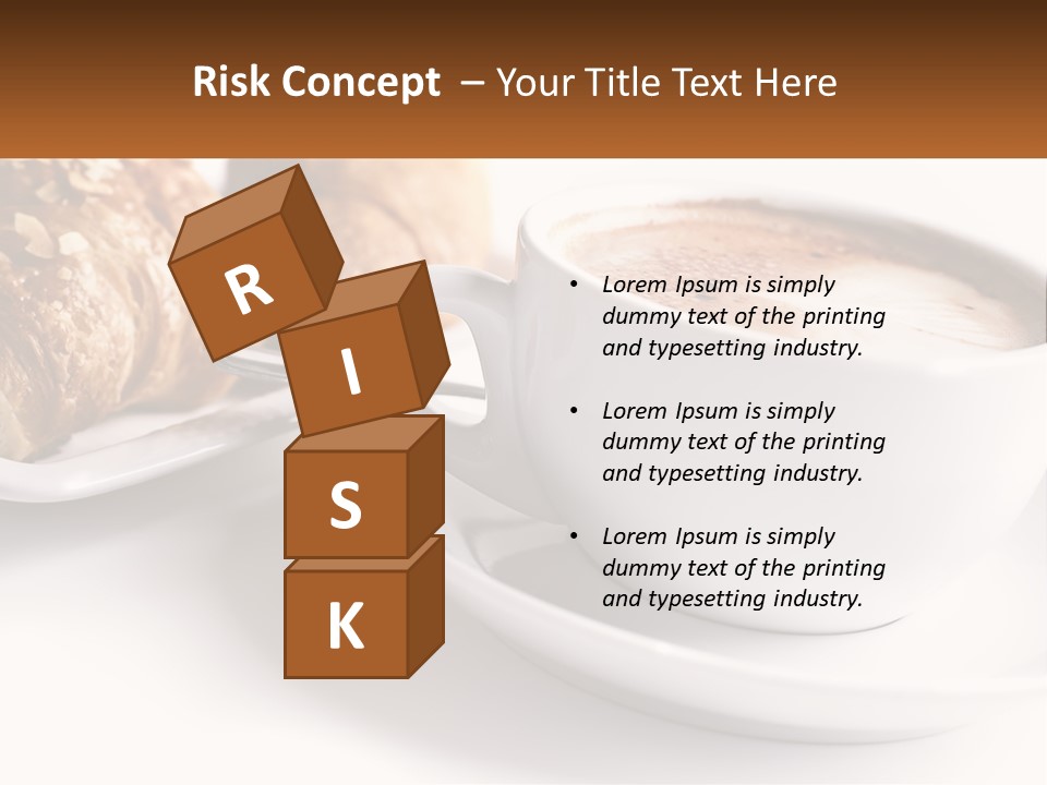 Isolated Caffeine Patisserie PowerPoint Template