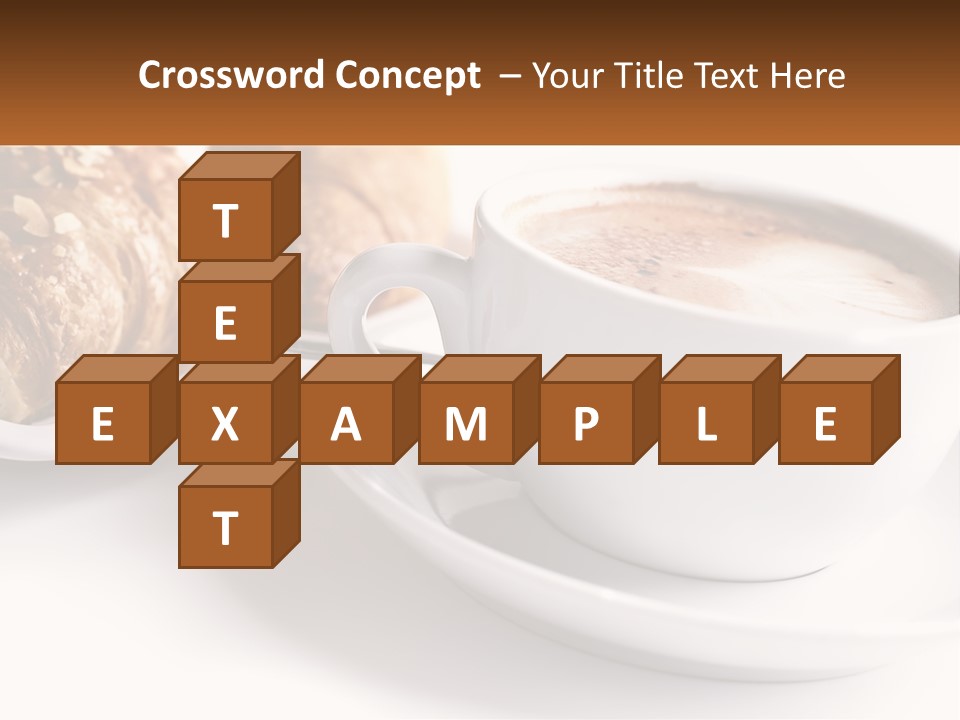 Isolated Caffeine Patisserie PowerPoint Template