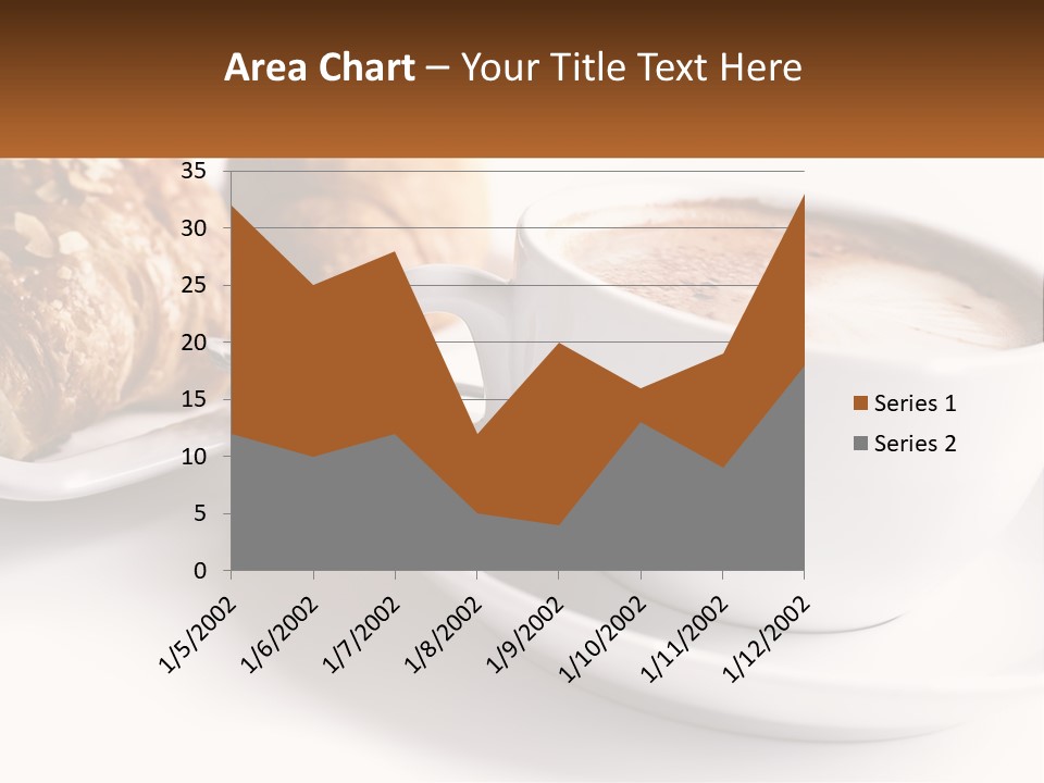 Isolated Caffeine Patisserie PowerPoint Template