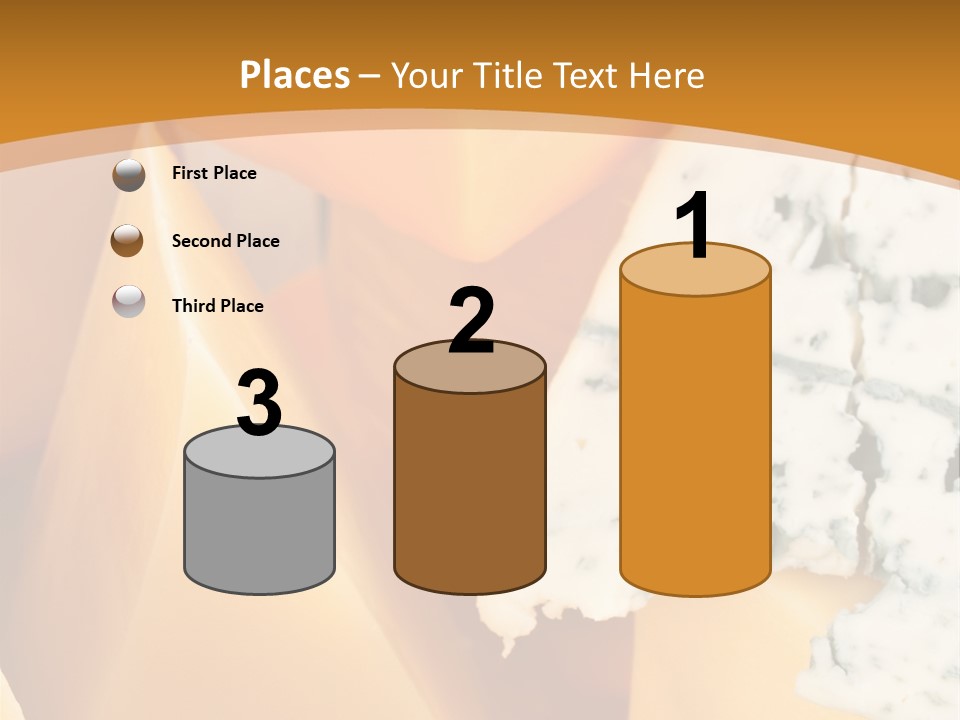 Hole Delicious Cheddar PowerPoint Template