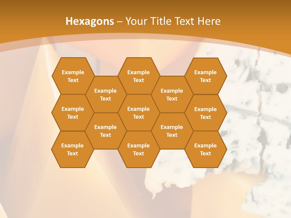 Hole Delicious Cheddar PowerPoint Template