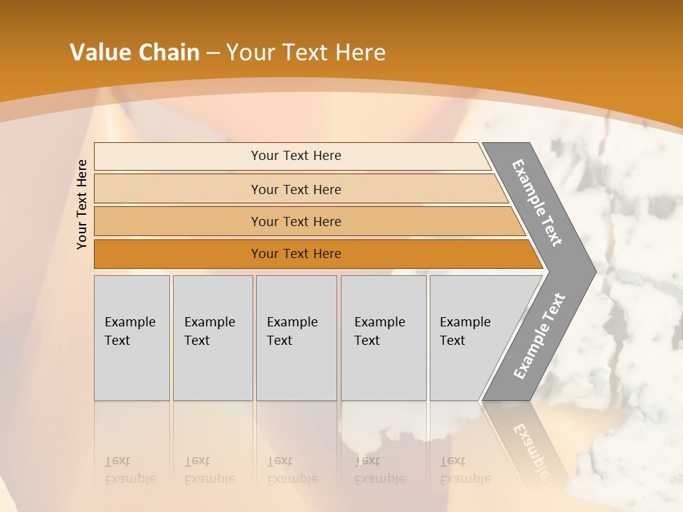 Hole Delicious Cheddar PowerPoint Template