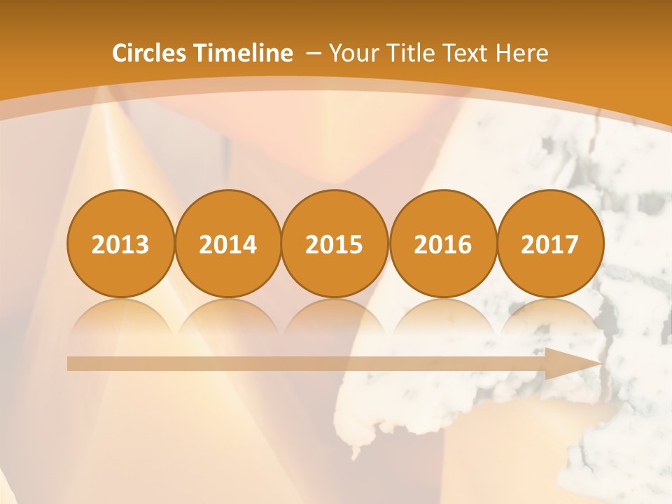 Hole Delicious Cheddar PowerPoint Template