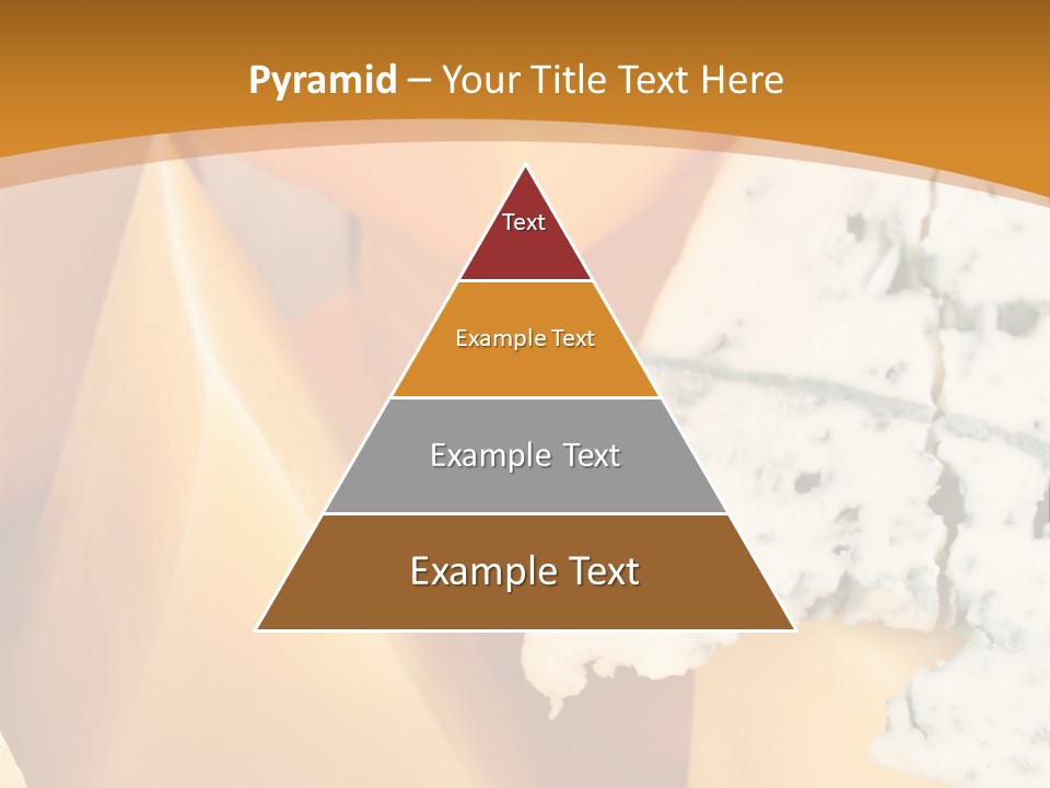 Hole Delicious Cheddar PowerPoint Template