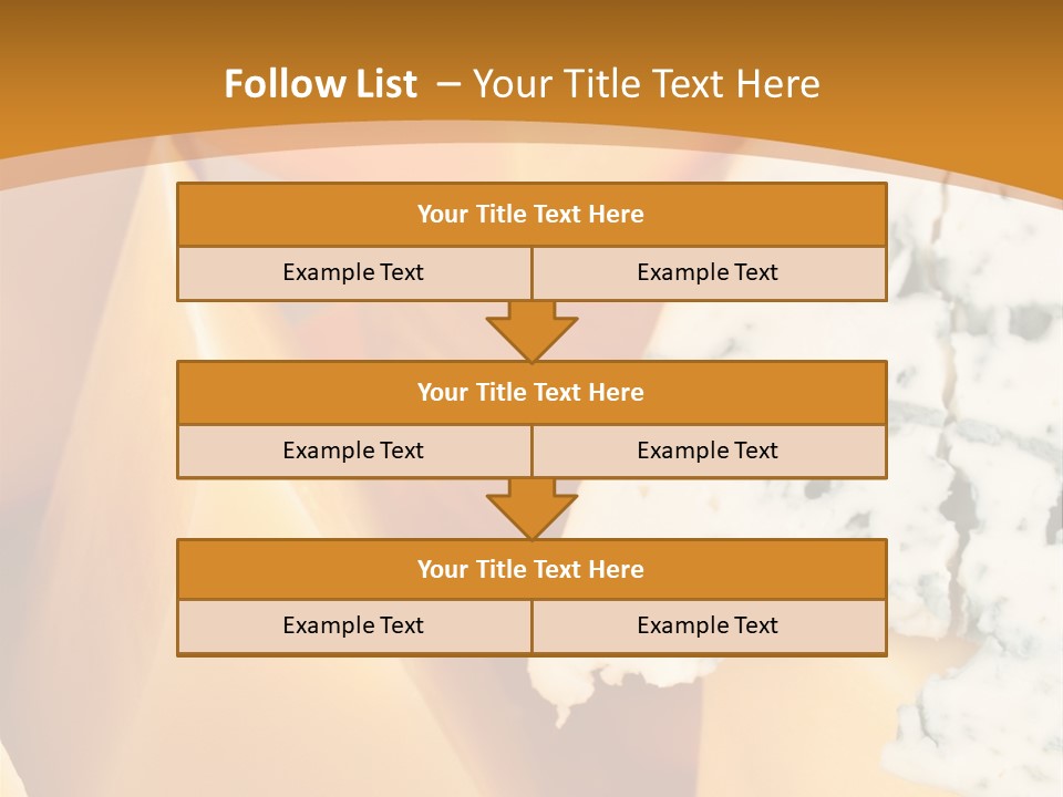 Hole Delicious Cheddar PowerPoint Template