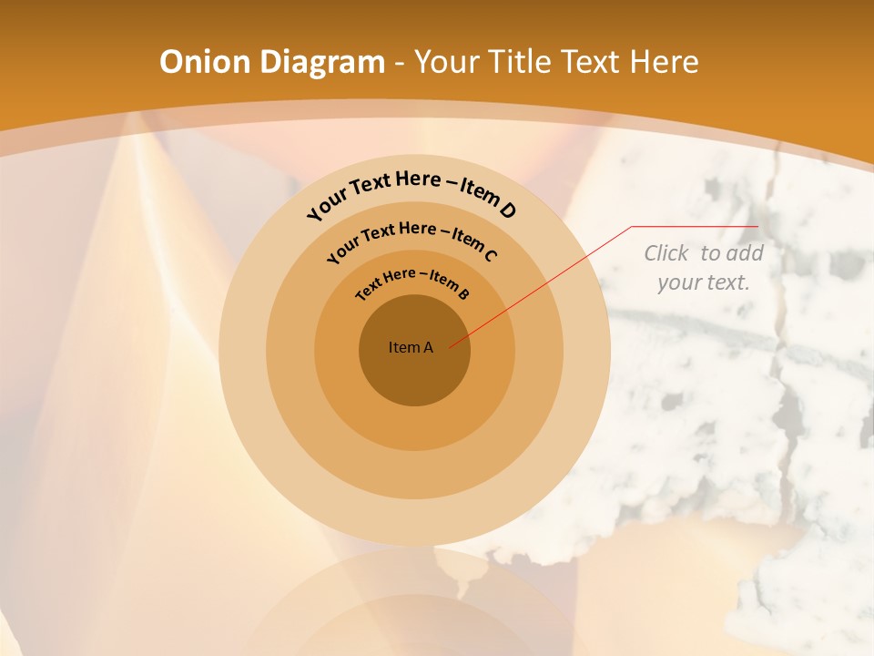 Hole Delicious Cheddar PowerPoint Template