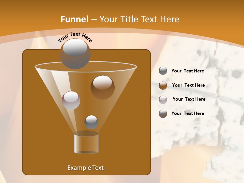 Hole Delicious Cheddar PowerPoint Template