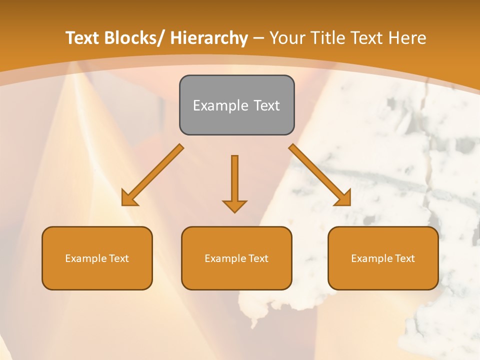 Hole Delicious Cheddar PowerPoint Template