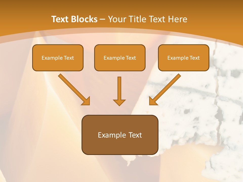 Hole Delicious Cheddar PowerPoint Template