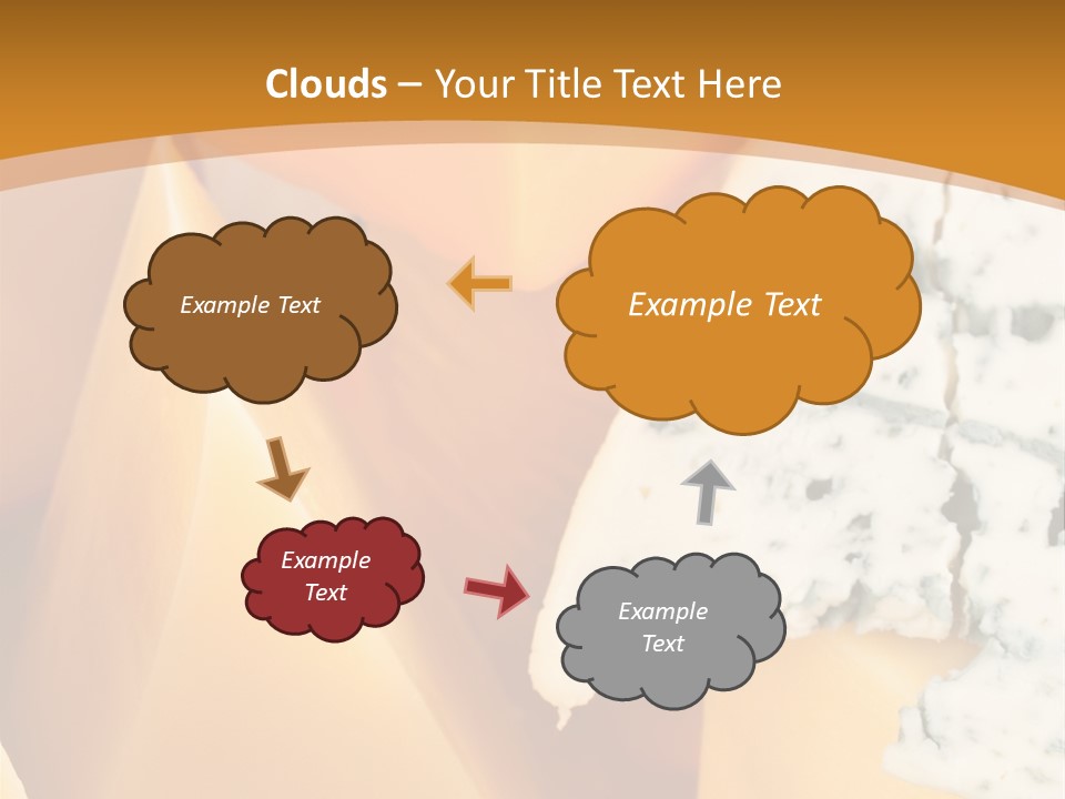 Hole Delicious Cheddar PowerPoint Template