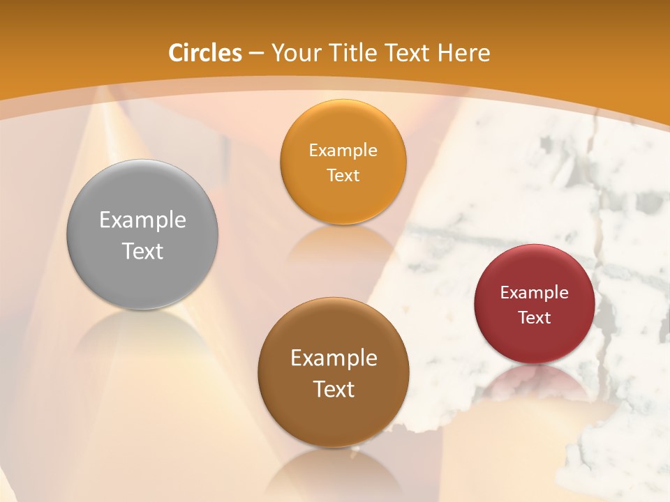 Hole Delicious Cheddar PowerPoint Template