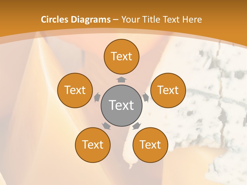 Hole Delicious Cheddar PowerPoint Template