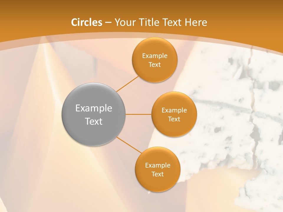 Hole Delicious Cheddar PowerPoint Template