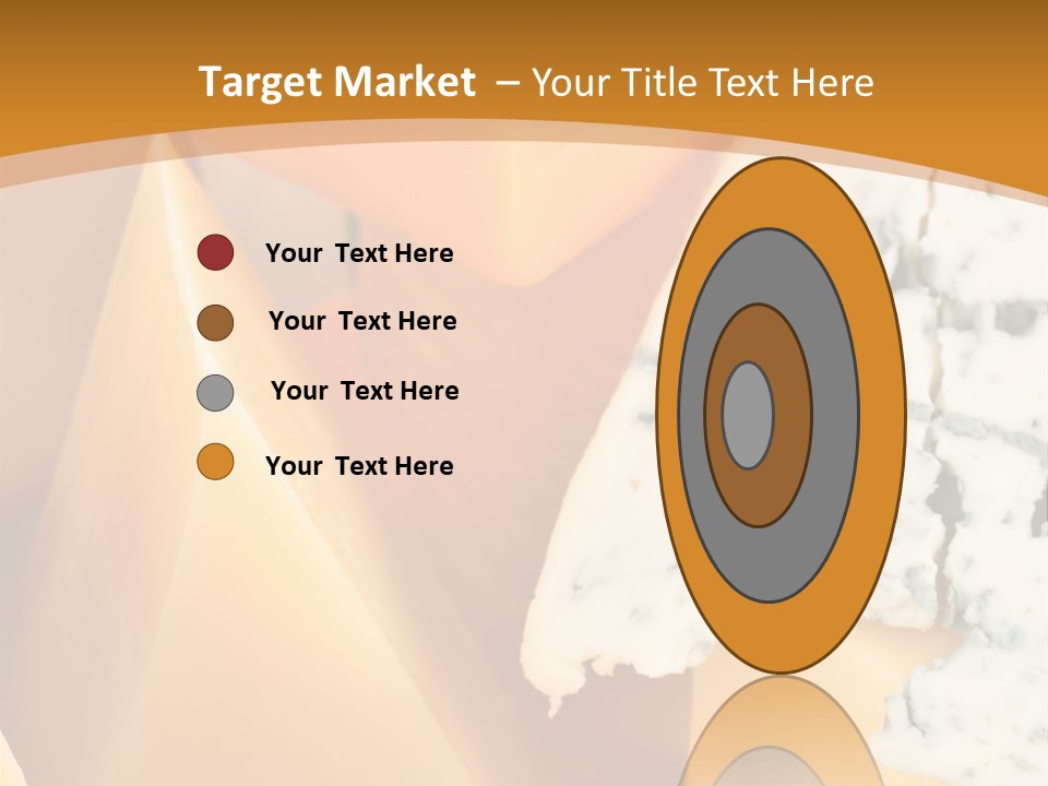 Hole Delicious Cheddar PowerPoint Template