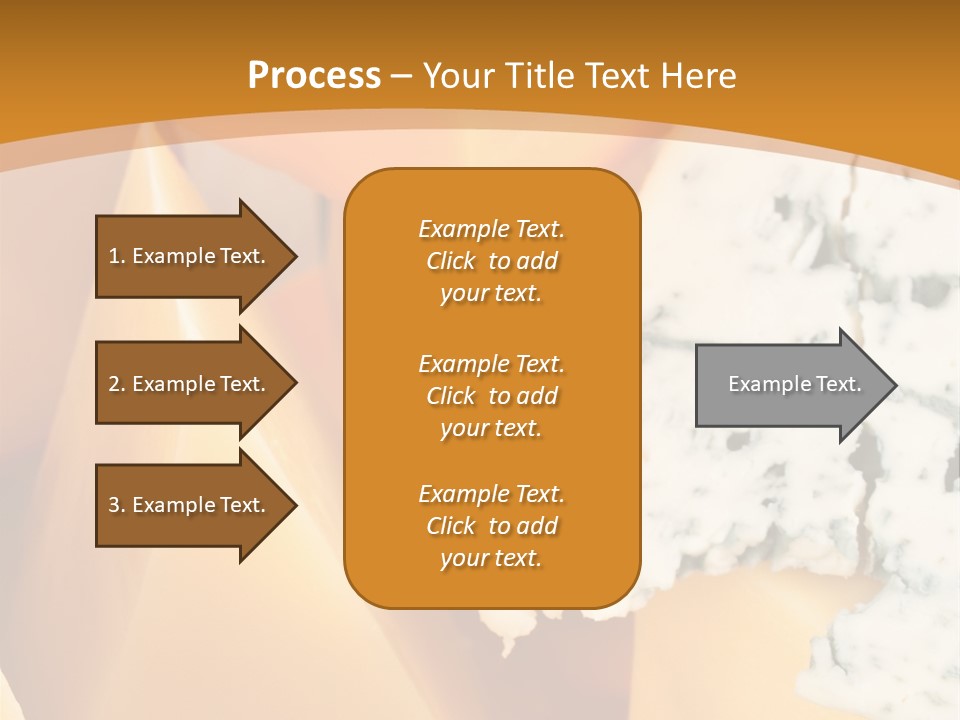 Hole Delicious Cheddar PowerPoint Template