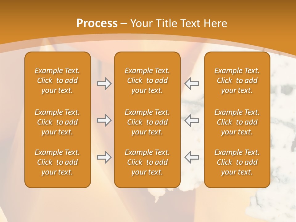 Hole Delicious Cheddar PowerPoint Template
