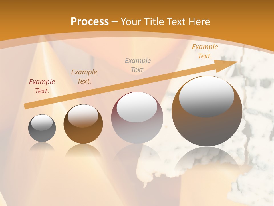 Hole Delicious Cheddar PowerPoint Template