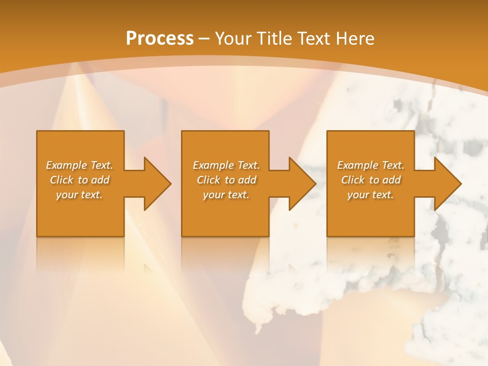Hole Delicious Cheddar PowerPoint Template