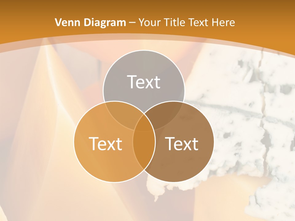 Hole Delicious Cheddar PowerPoint Template