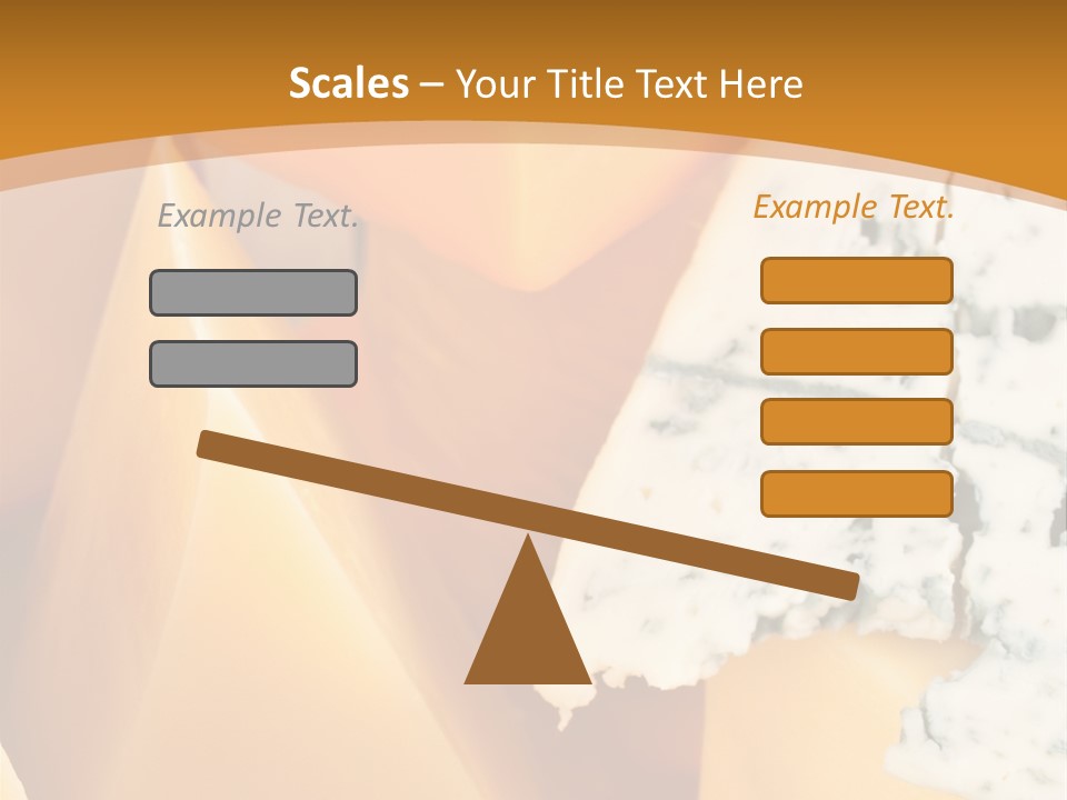 Hole Delicious Cheddar PowerPoint Template