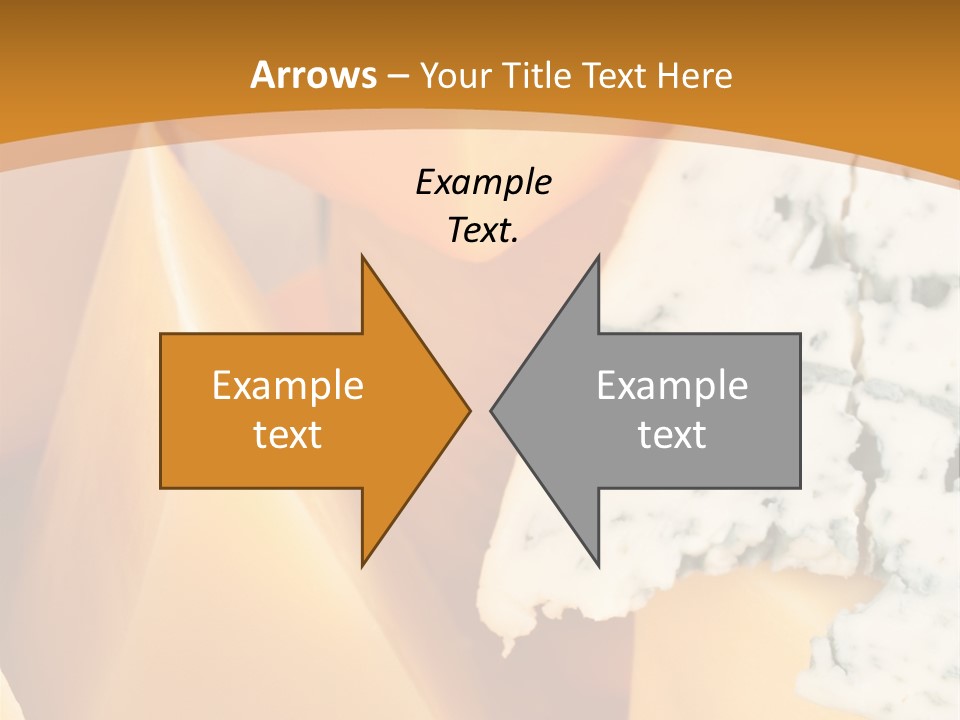 Hole Delicious Cheddar PowerPoint Template