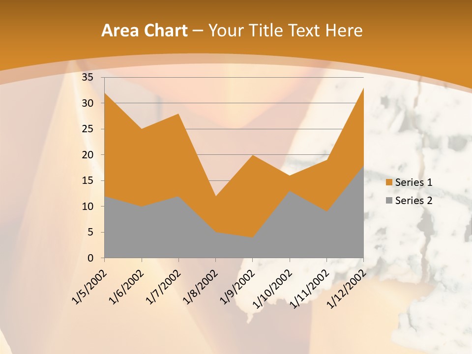 Hole Delicious Cheddar PowerPoint Template