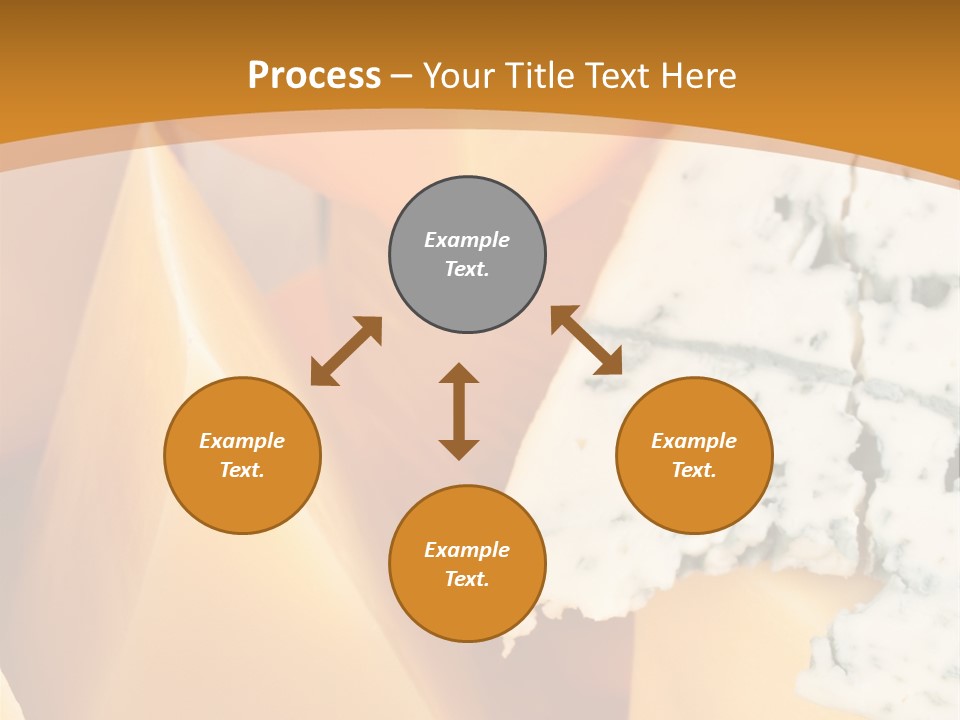 Hole Delicious Cheddar PowerPoint Template