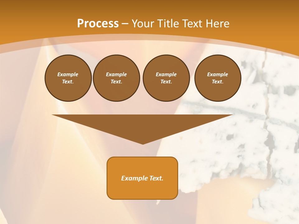 Hole Delicious Cheddar PowerPoint Template