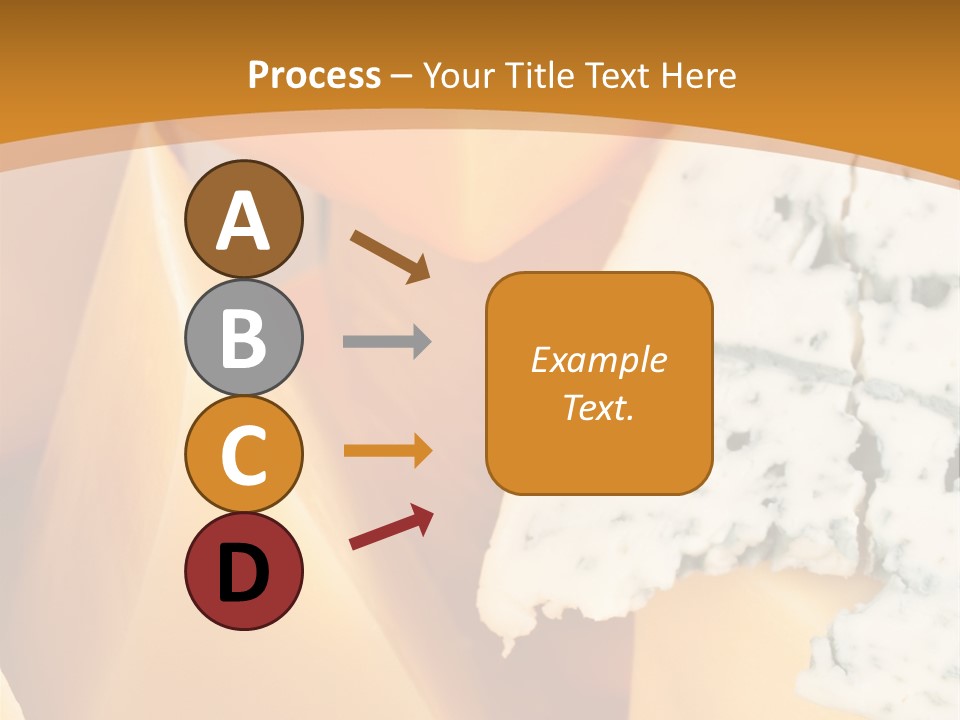 Hole Delicious Cheddar PowerPoint Template
