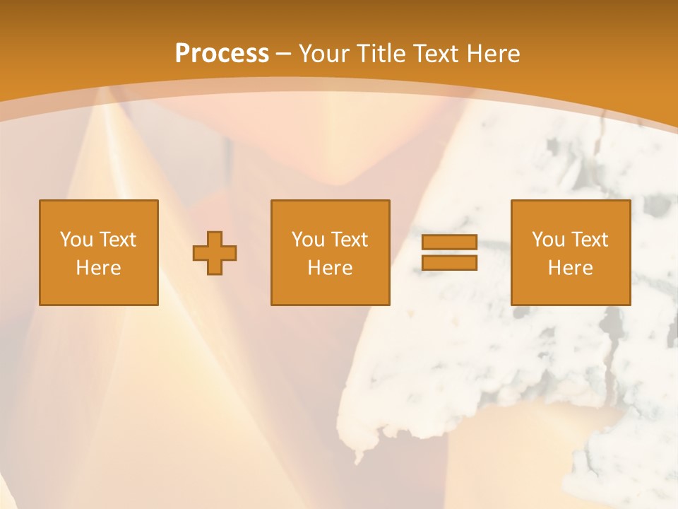 Hole Delicious Cheddar PowerPoint Template