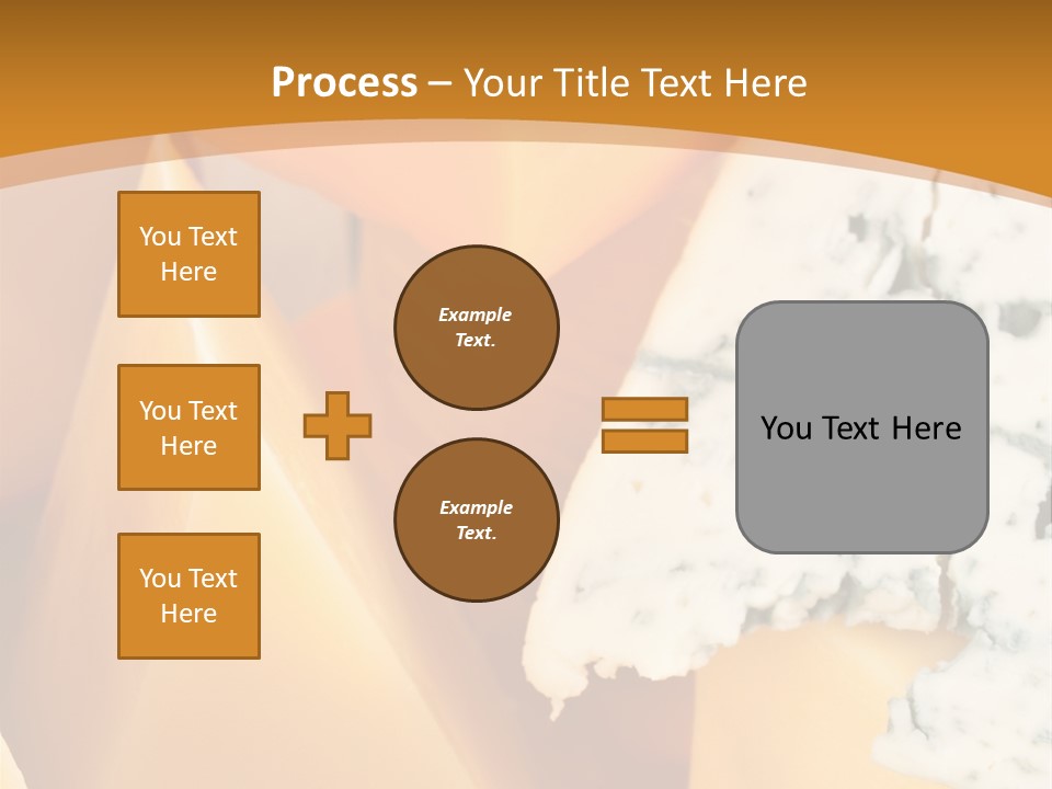 Hole Delicious Cheddar PowerPoint Template