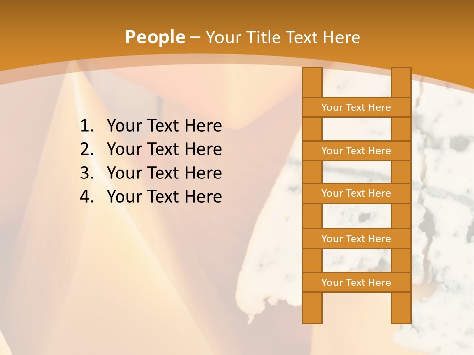 Hole Delicious Cheddar PowerPoint Template