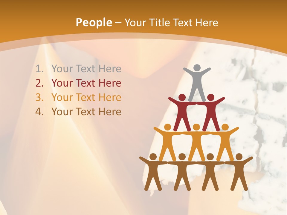 Hole Delicious Cheddar PowerPoint Template