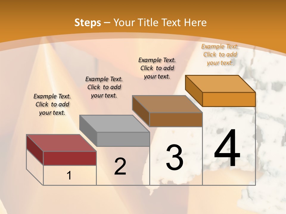 Hole Delicious Cheddar PowerPoint Template