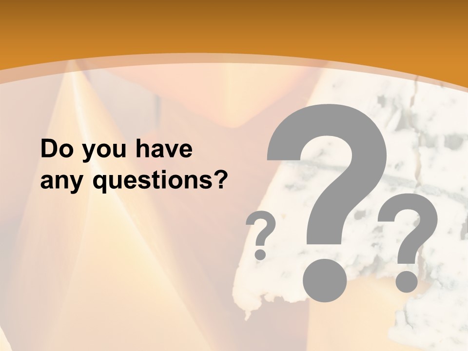 Hole Delicious Cheddar PowerPoint Template