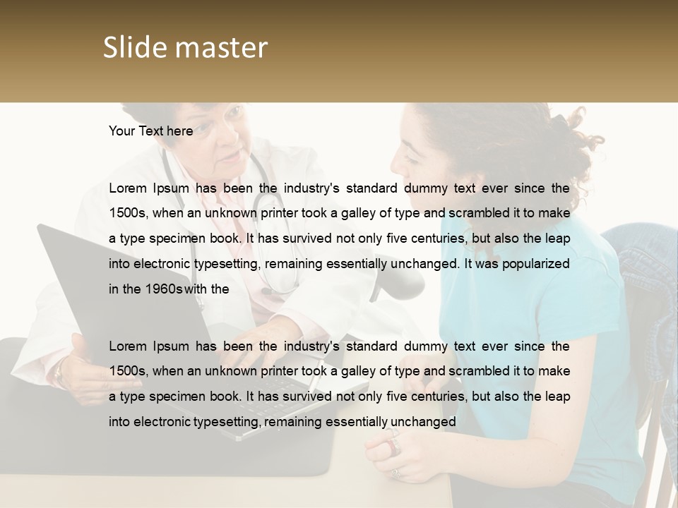 Discussion Stethoscope Examination PowerPoint Template