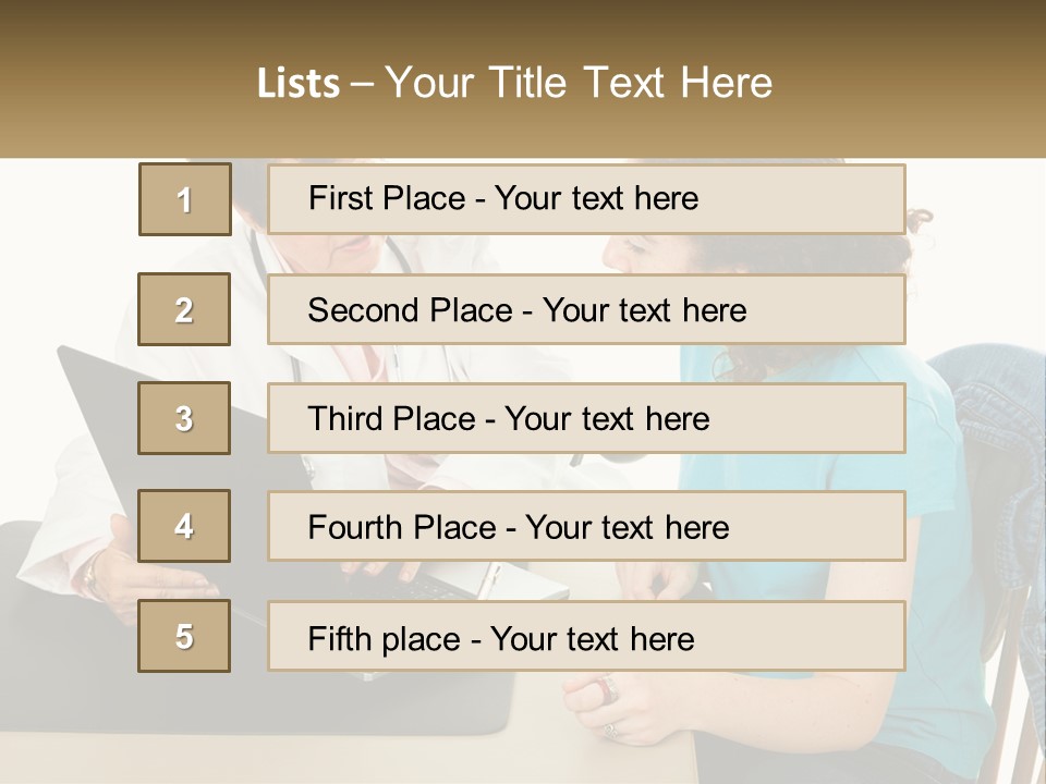 Discussion Stethoscope Examination PowerPoint Template