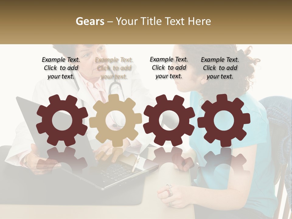 Discussion Stethoscope Examination PowerPoint Template