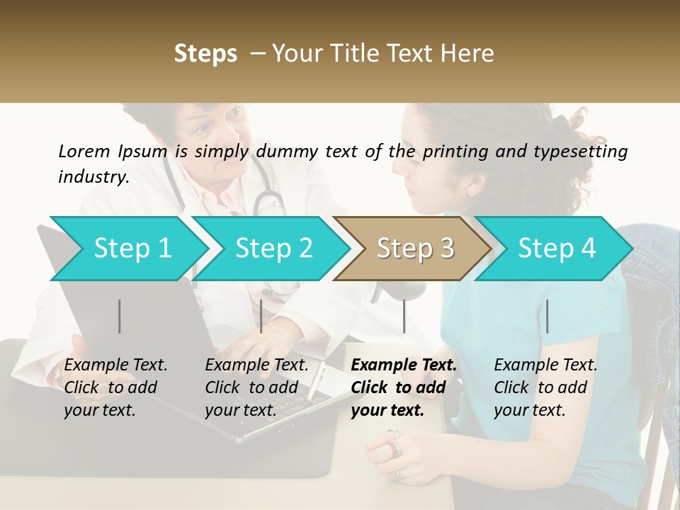 Discussion Stethoscope Examination PowerPoint Template