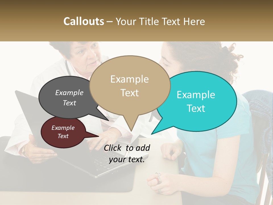Discussion Stethoscope Examination PowerPoint Template