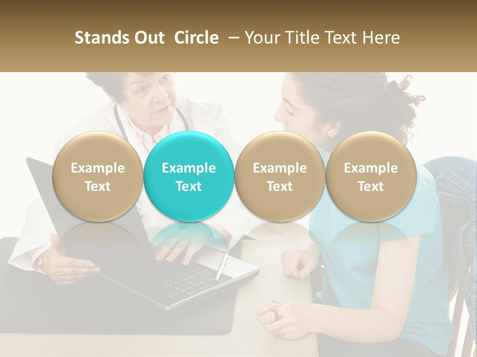 Discussion Stethoscope Examination PowerPoint Template