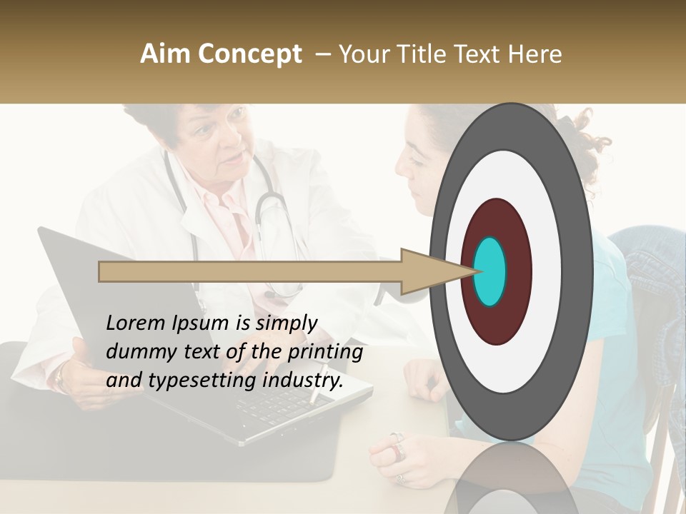 Discussion Stethoscope Examination PowerPoint Template