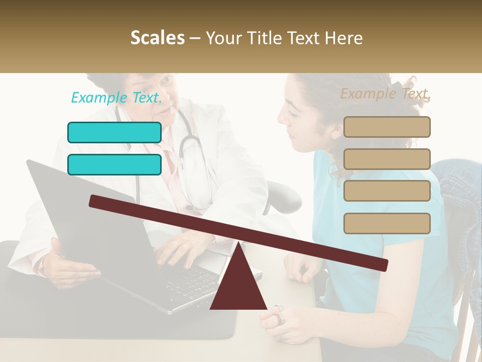 Discussion Stethoscope Examination PowerPoint Template