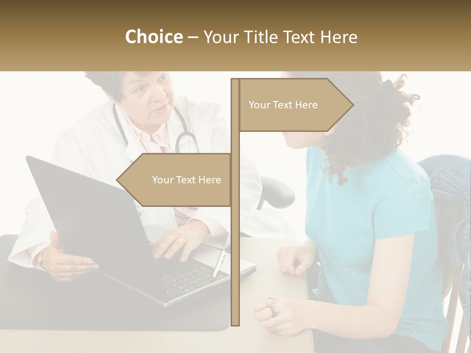 Discussion Stethoscope Examination PowerPoint Template