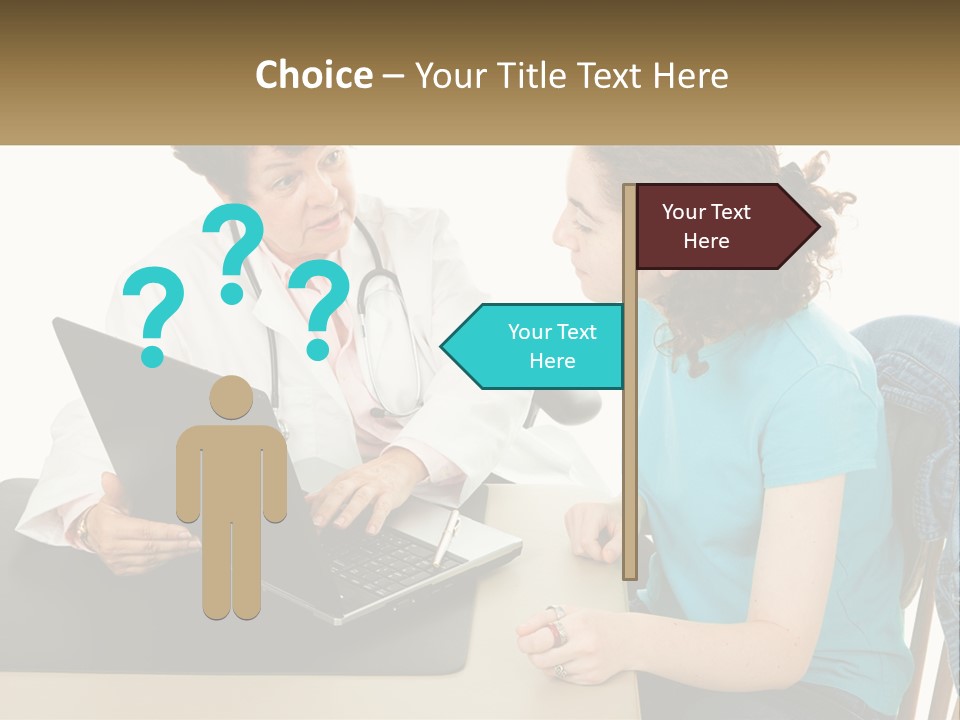 Discussion Stethoscope Examination PowerPoint Template