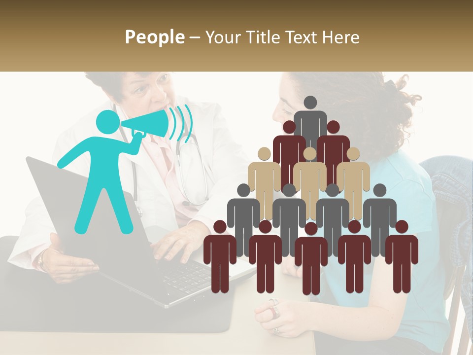 Discussion Stethoscope Examination PowerPoint Template