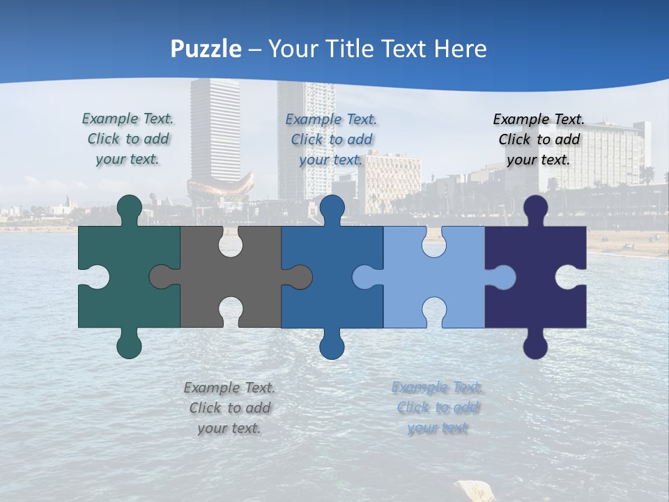 Rest Turquoise Cloud PowerPoint Template